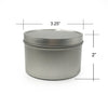 8 Oz Stainless Tins