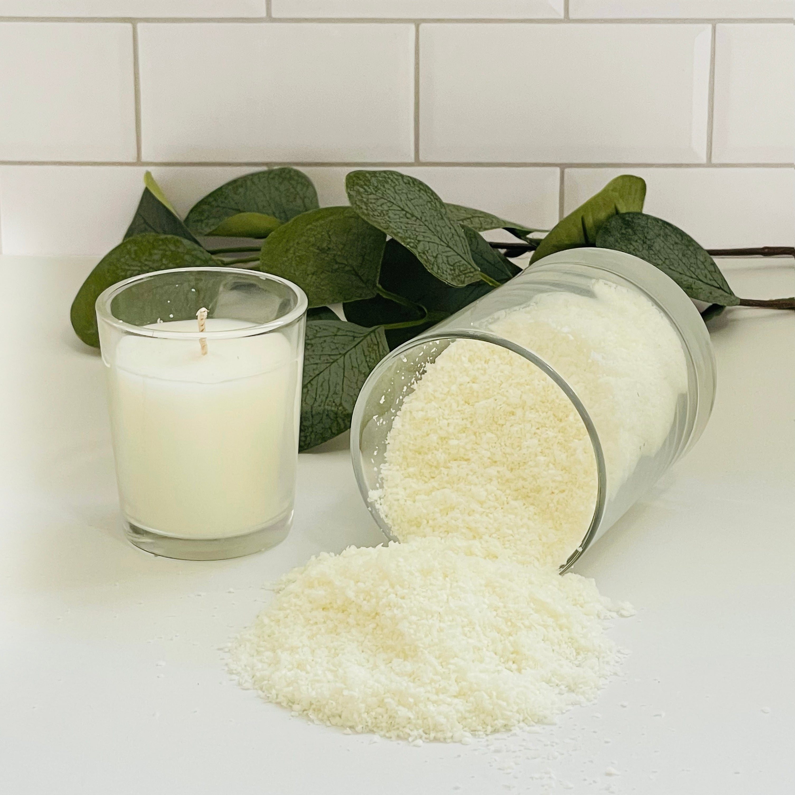 Coconut Soy Wax Blend Candle Making - 10 & 20 lb. Creamy Blend for High  Load Fragrance Formulation - (10 lb)