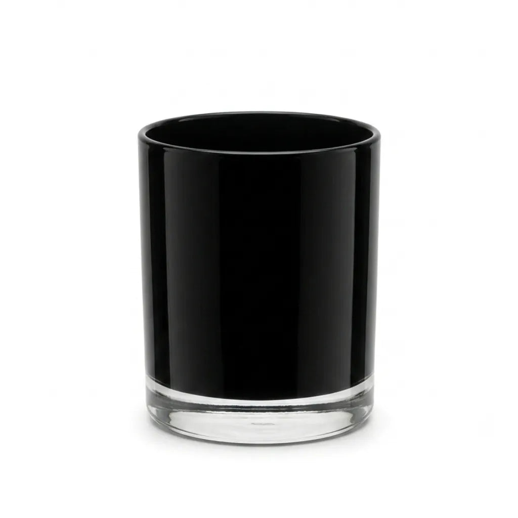 11oz Black Glass Jar