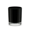 11oz Black Glass Jar