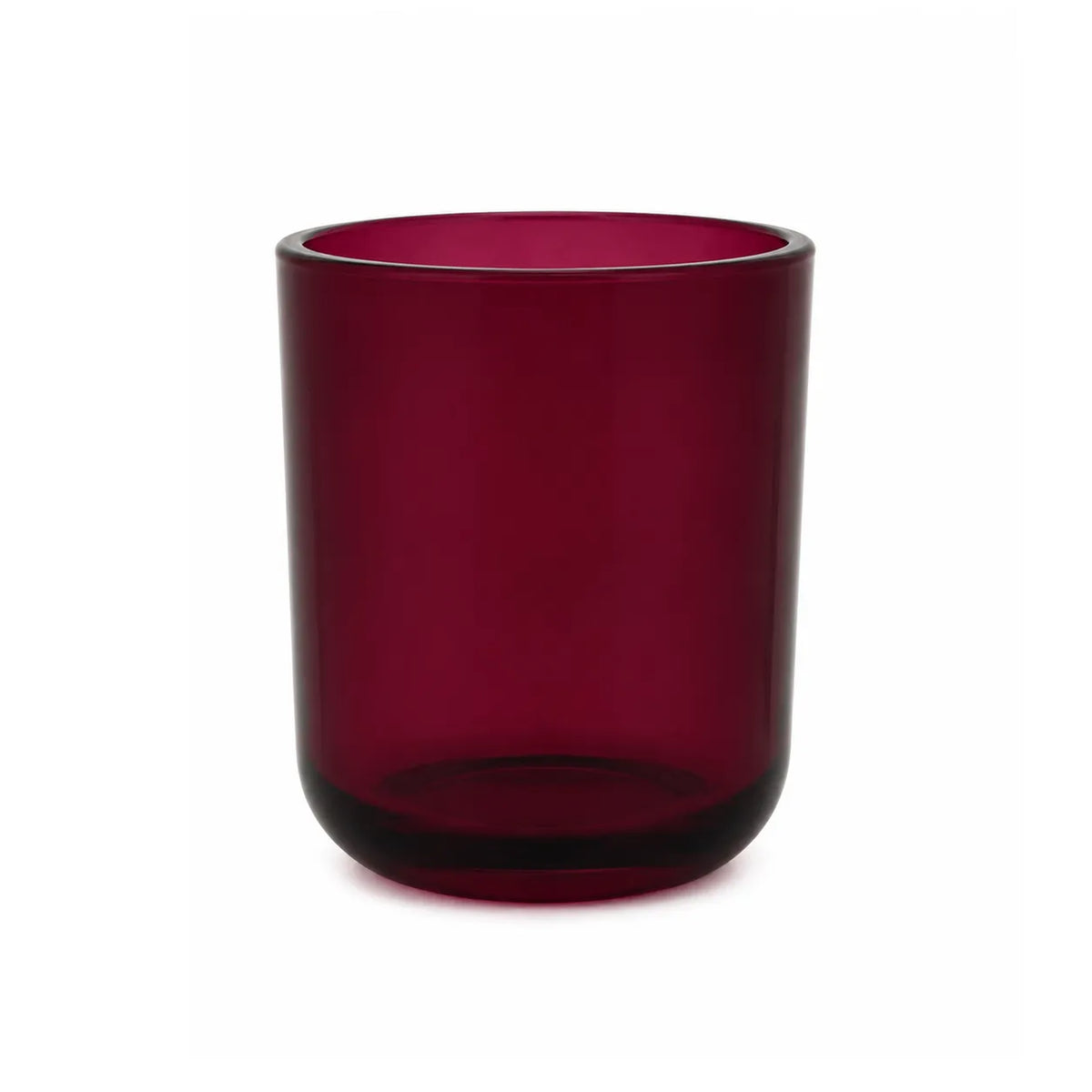 Vintner Glass Candle Vase, Ruby