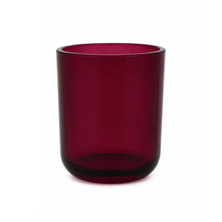 14oz Red Glass Jar