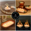 Ivory Pearled Candle
