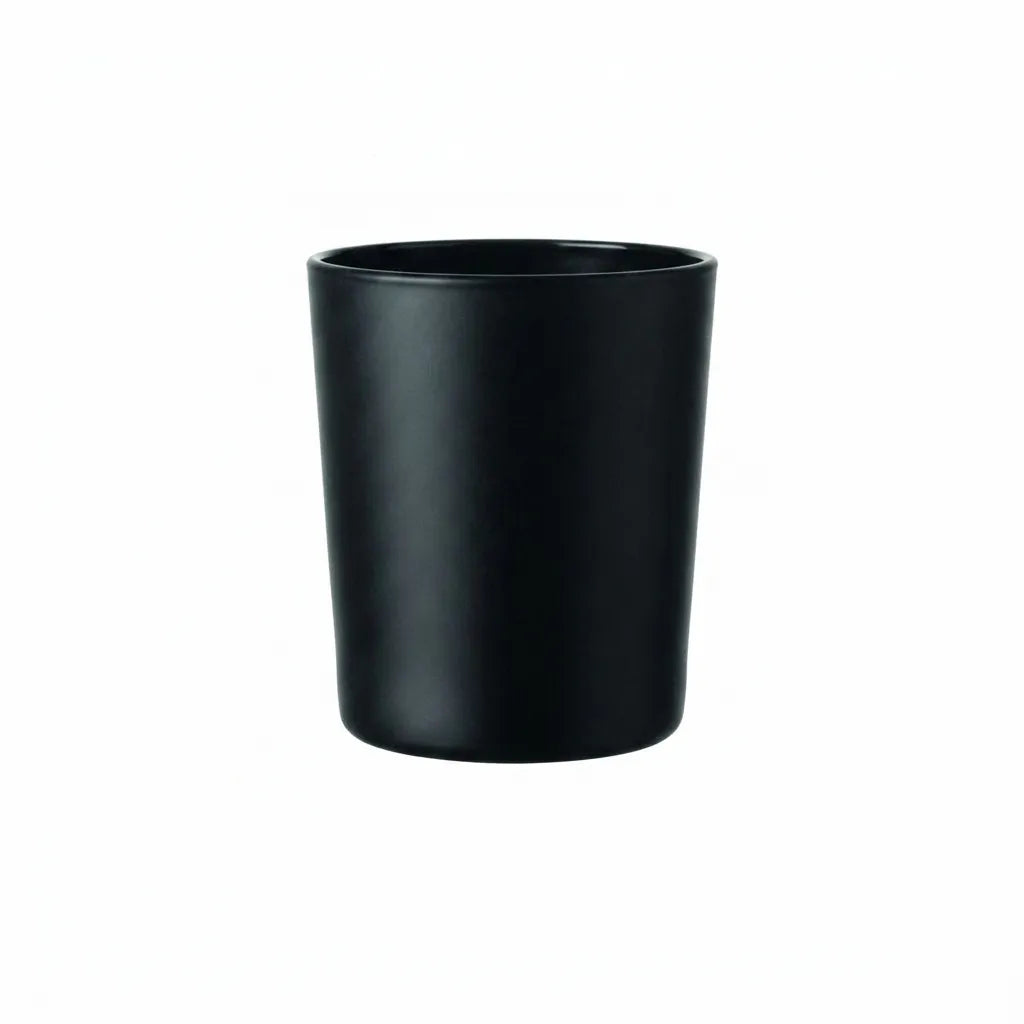 7oz Black Glass Jar