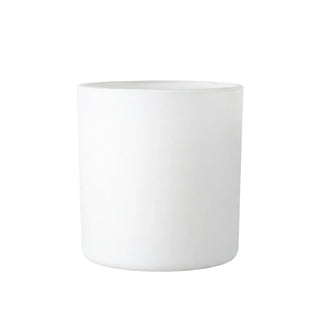 14.5oz White Glass Jar