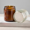 9oz Amber Straight Sided Jar