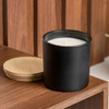 14.5oz Black Glass Jar