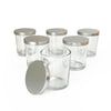 7oz Clear Glass with Lid