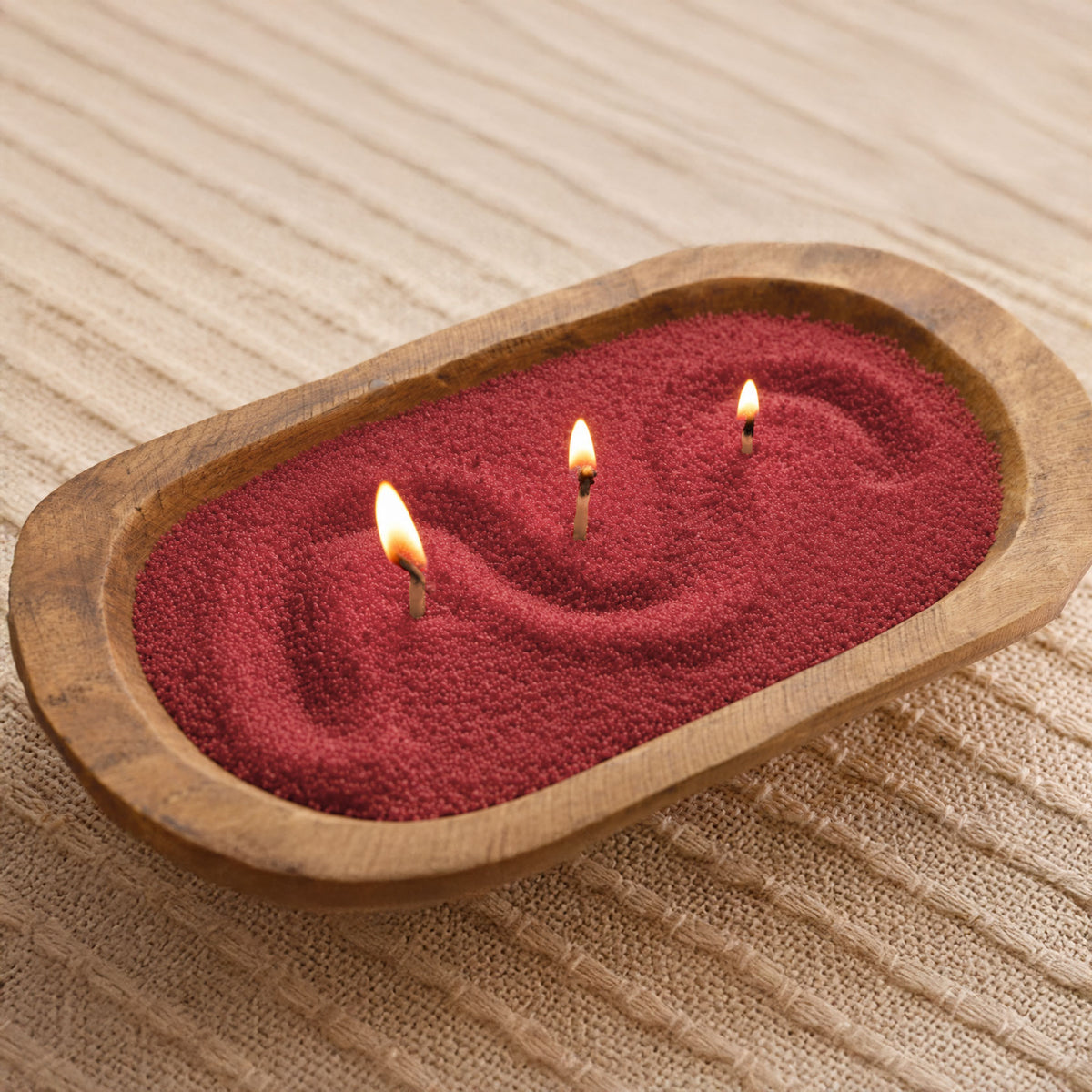 Colored Pearled Candle
