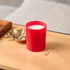 7oz Red Glass Jar