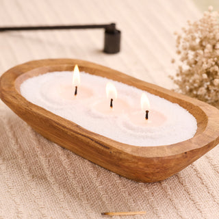 White Pearled Candle