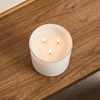 14.5oz White Glass Jar