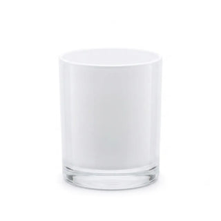 11oz White Glass Jar