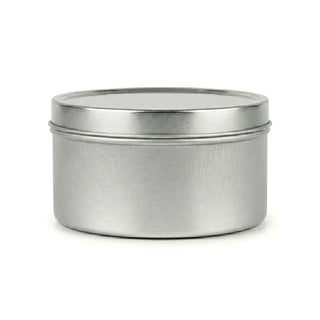 8oz Silver Tins with Lid