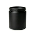 9 oz matte black straight-sided candle jar