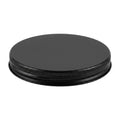 9 oz black metal threaded candle jar lid