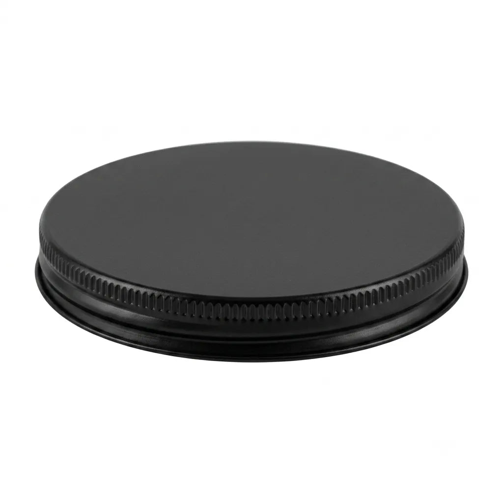 9oz Black Threaded Lid