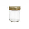 8oz Mason Jar wth Gold Lid