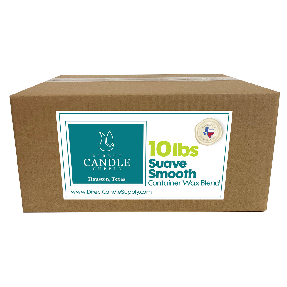 box of 10 lb Suave Smooth Container Blend wax